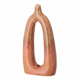 Baldrian Deco Vase Orange Stoneware