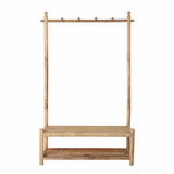 Abel Cloth Rack Bench Nature Cane