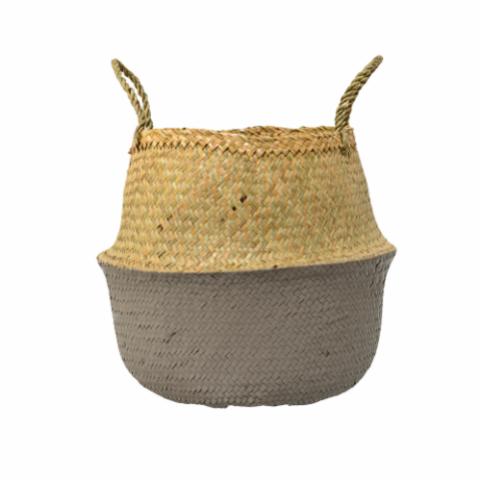 Seagrass Basket  Natural/Grey