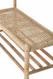 Abel Cloth Rack Bench Nature Cane