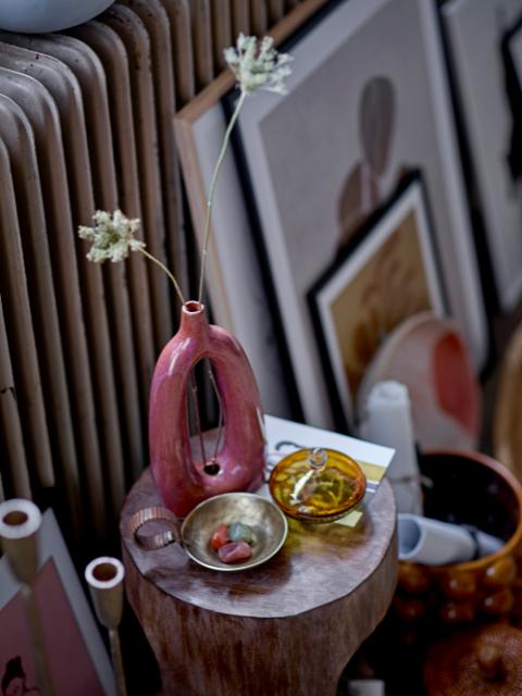 Baldrian Deco Vase Orange Stoneware