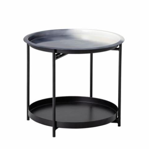 Adelina Black / Grey Tray Side Table