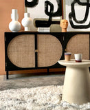 HKliving Retro Webbing Sideboard Black