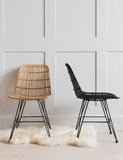 HKliving Rattan Dining Chair Natural
