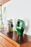 HKliving Ceramic Vase Green With Handle