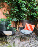 HKliving Velvet Seat Cushion Peach (ø60)