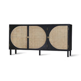 HKliving Retro Webbing Sideboard Black