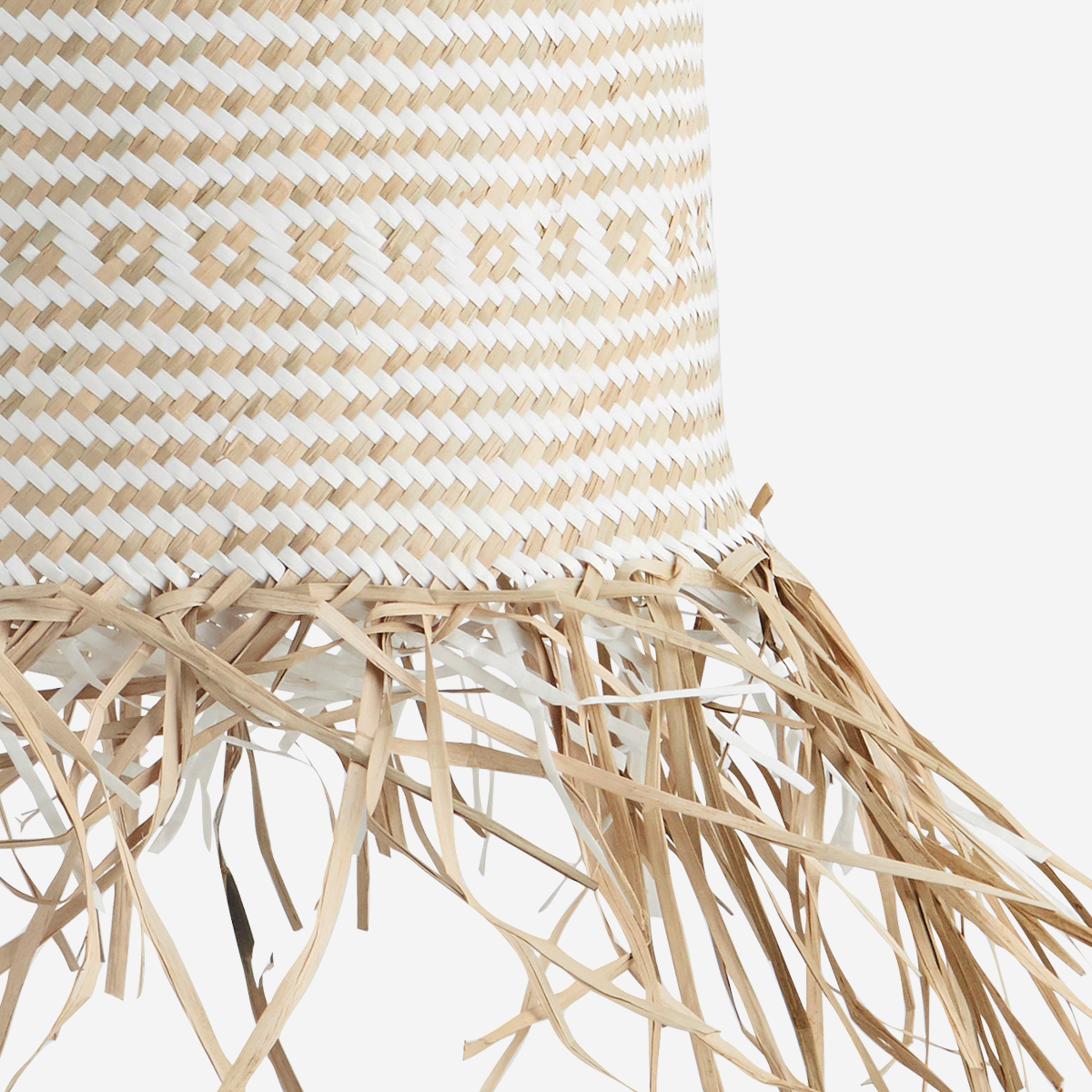 Seagrass Lamp Shade Natural, White