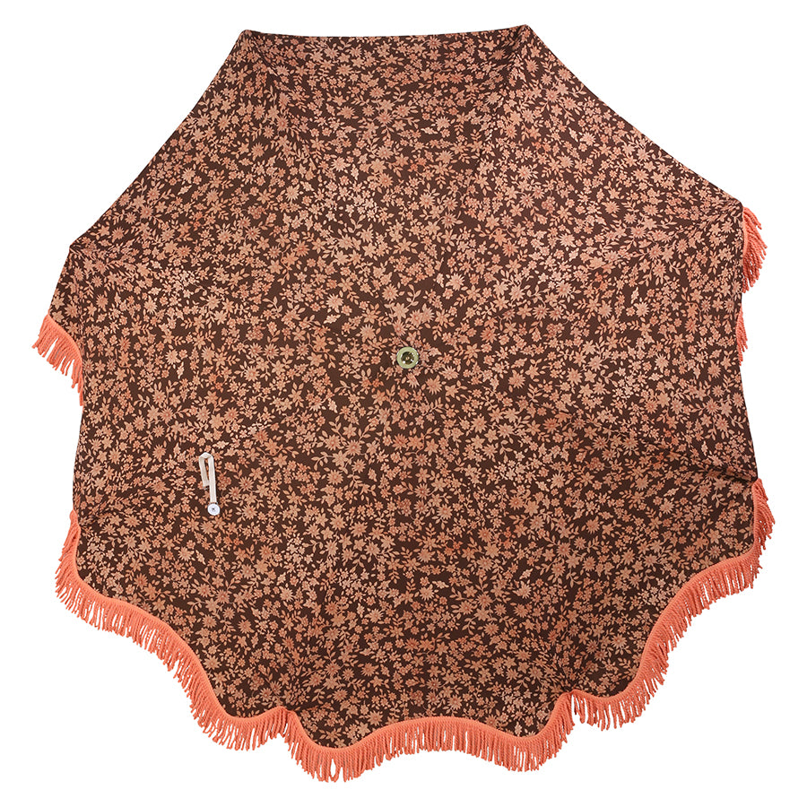 HKliving Beach Umbrella Vintage Floral