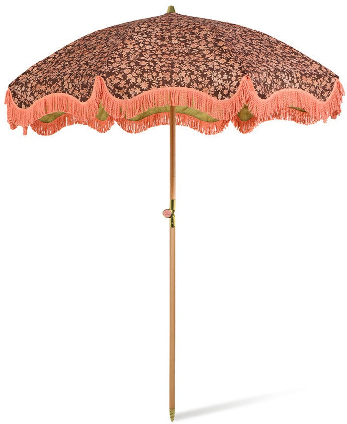 HKliving Beach Umbrella Vintage Floral