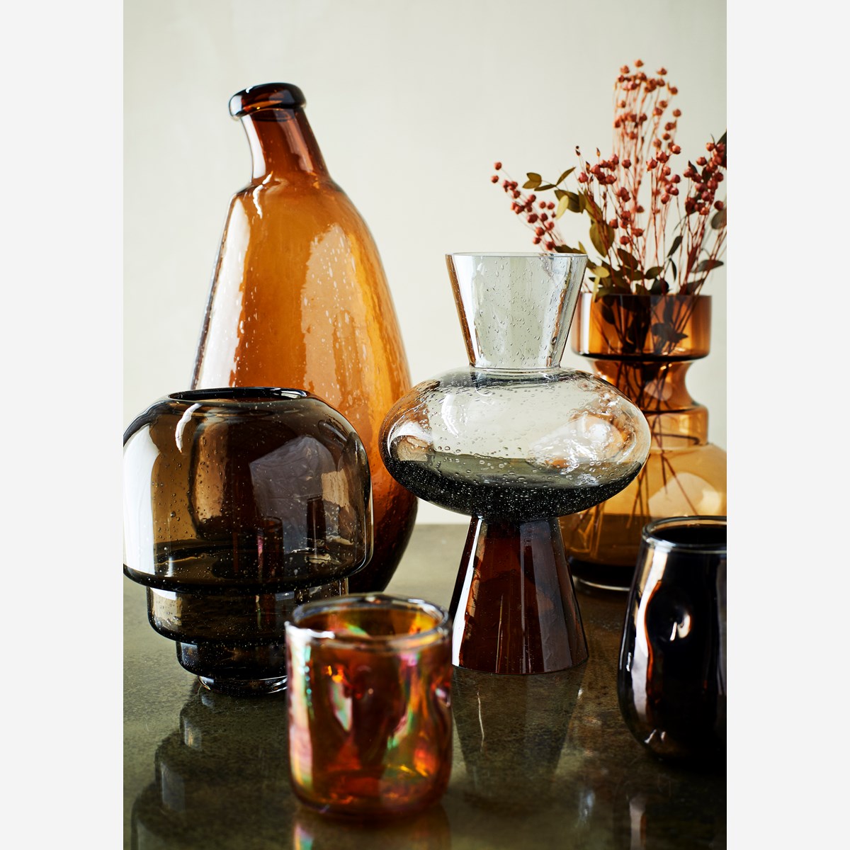 Organic Shapes Glass Vase -
Madam Stoltz