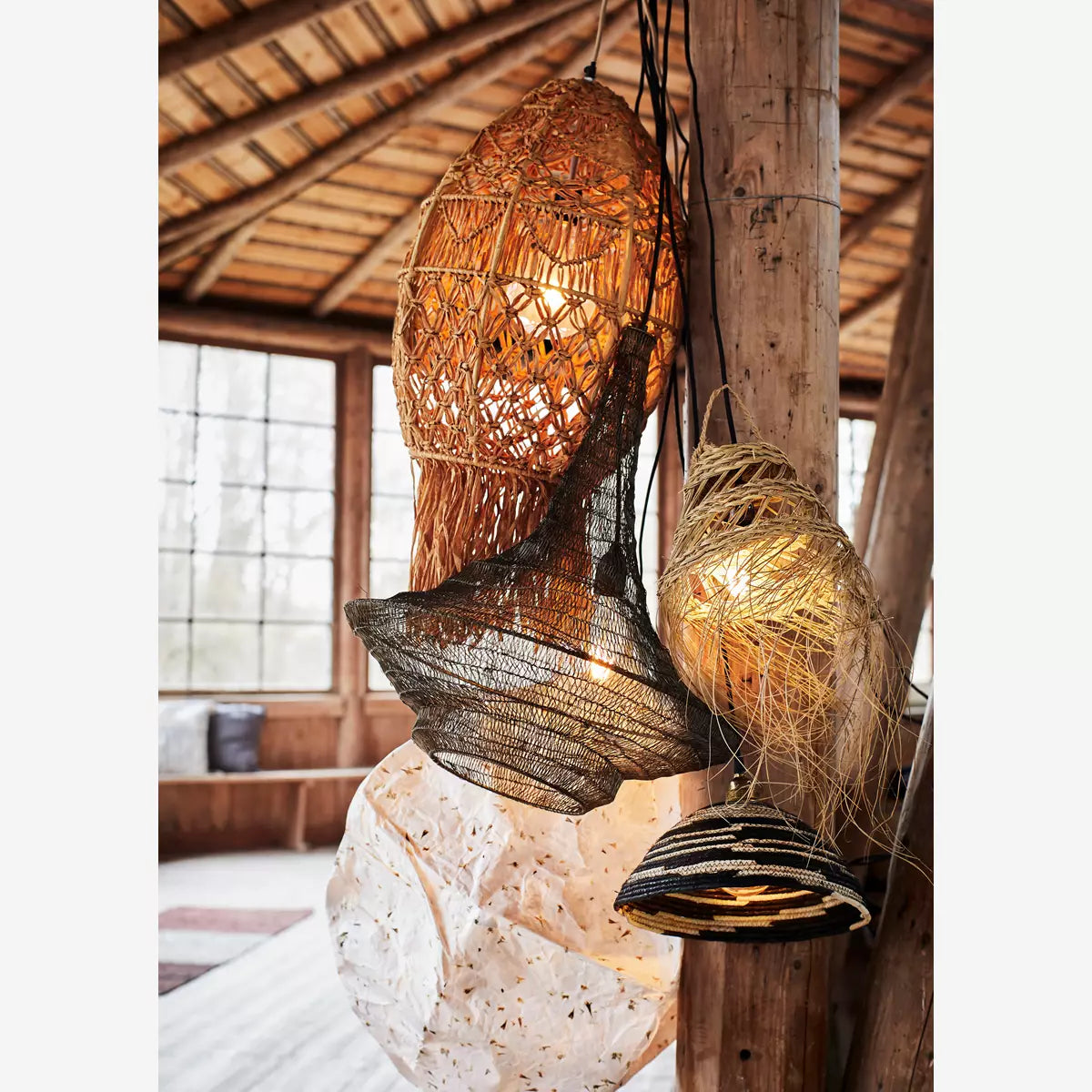 Handmade Iron Ceiling Lamp Long  Madam Stoltz