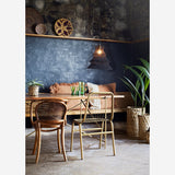 Jute Macrame Lamp Shade Black - Madam Stoltz