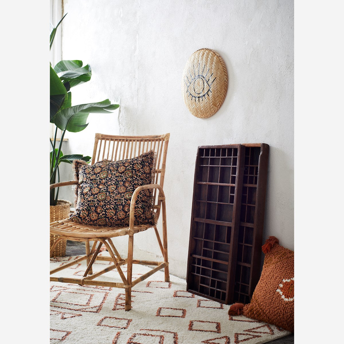 Woven Cushion Brick 40cm/60cm
