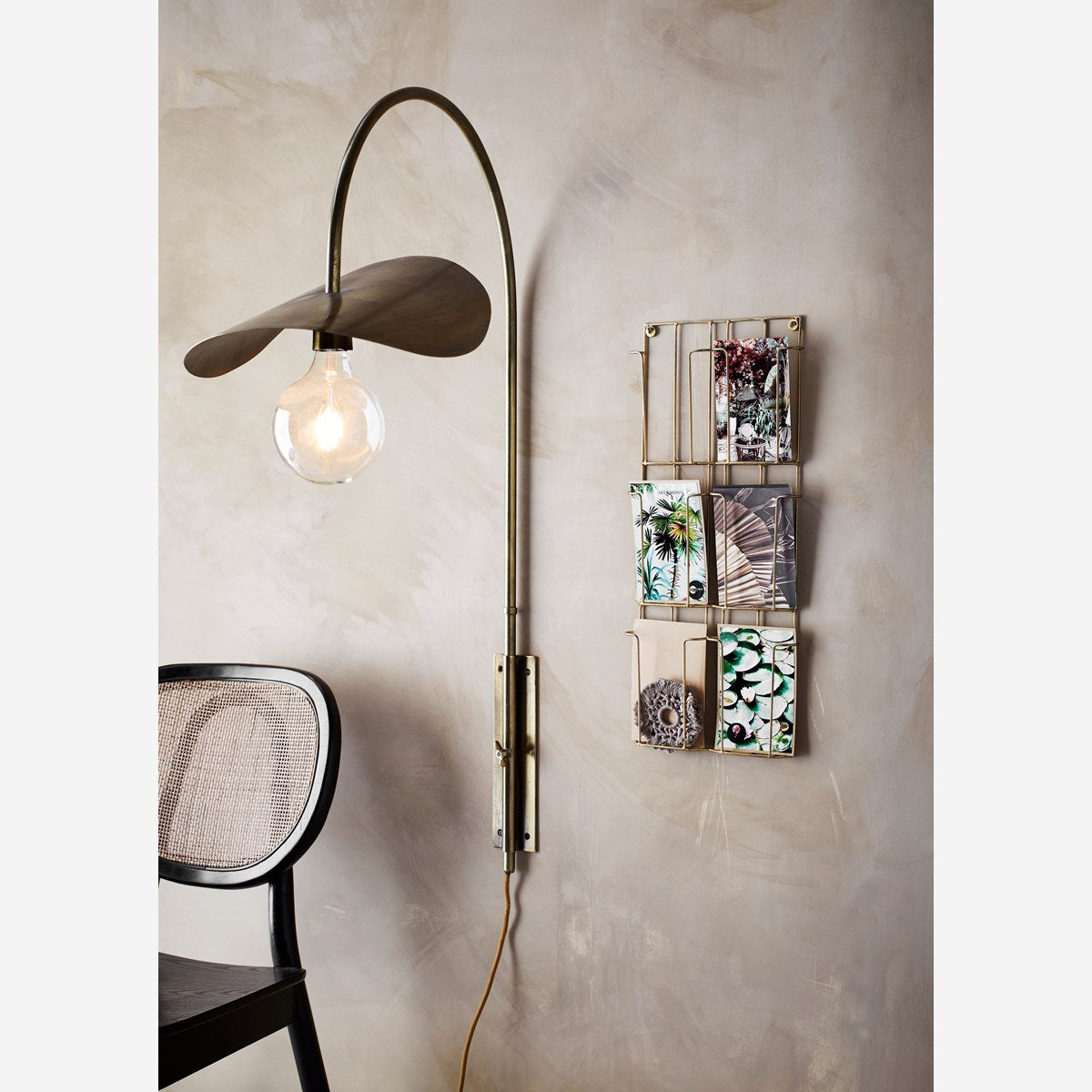 Iron Wall Lamp L - Madam Stoltz