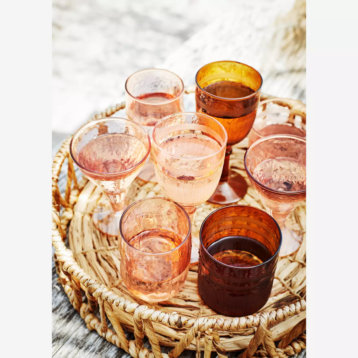 Hammered Drinking Glass -Madam Stoltz