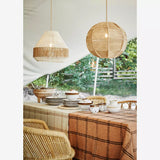 Jute Ceiling Lamp Round