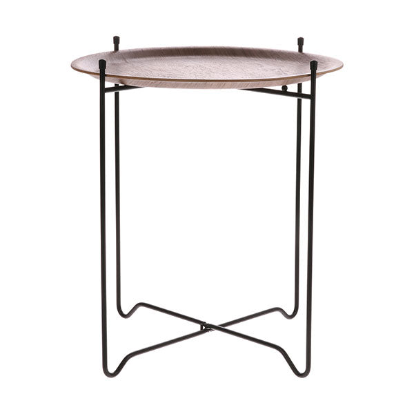 HKliving Side Table Walnut M
