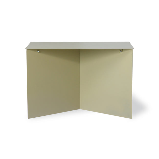 HKliving Metal Side Table Rectangular Olive