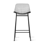 HKliving Wire Bar Stool Black