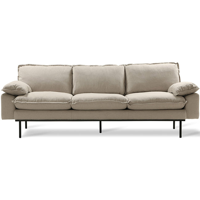 HKliving Retro Sofa 3 Seater Cosy Beige