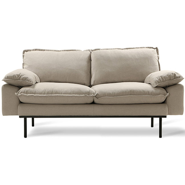 HKliving Retro Sofa 2 Seater Cosy Beige