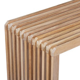 HKliving Slatted Bench Teak