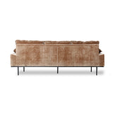 HKliving Retro Sofa 3-Seats Velvet Corduroy Aged Gold