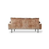 HKliving Retro Sofa 2-Seats Velvet Corduroy Aged Gold