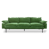 HKliving Retro Sofa 4 Seater Royal Velvet Green