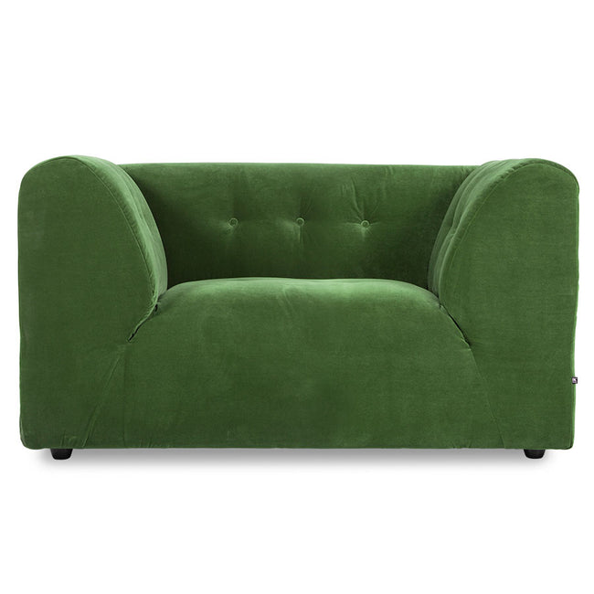 HKliving Vint Couch Element Loveseat Royal Velvet Green