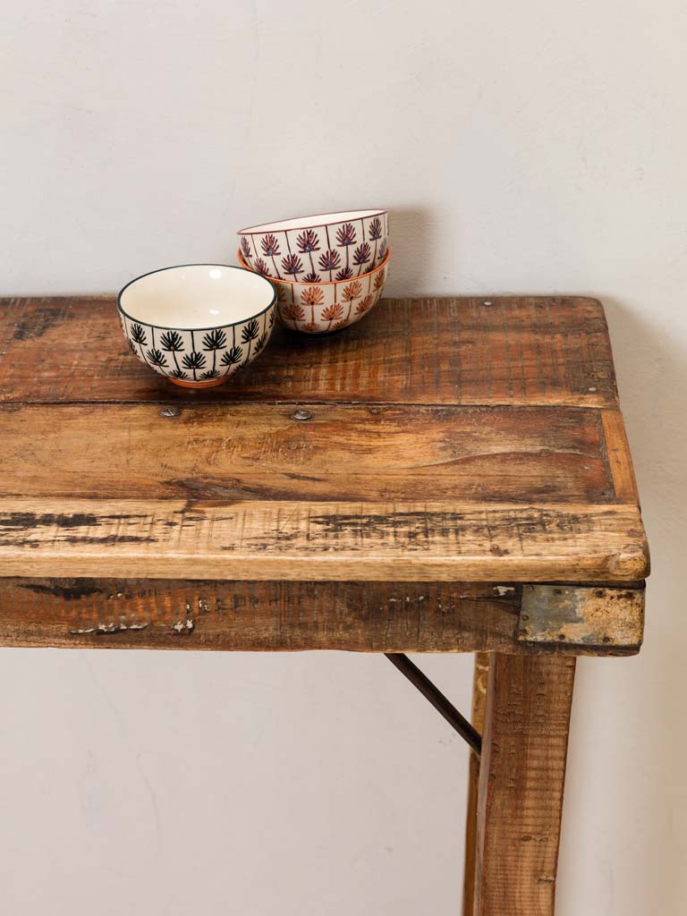 Wooden Antique Folding Console Table