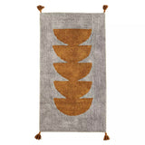 Tufted Cotton Runner With Tassels