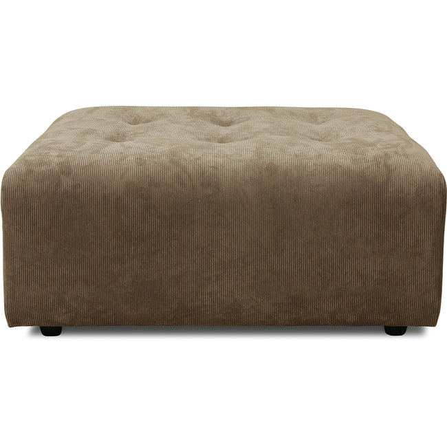 HKliving vint couch: element hocker, corduroy rib, brown