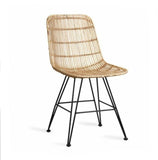 HKliving Rattan Dining Chair Natural