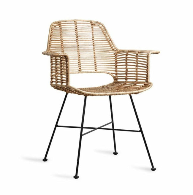 HKliving Rattan Tub Chair Natural
