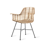 HKliving Rattan Tub Chair Natural