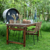 Dining Table Folding Brown