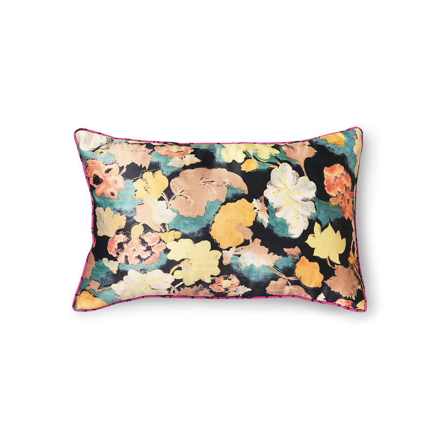 HKliving Printed Satin Cushion Retro (25x40)