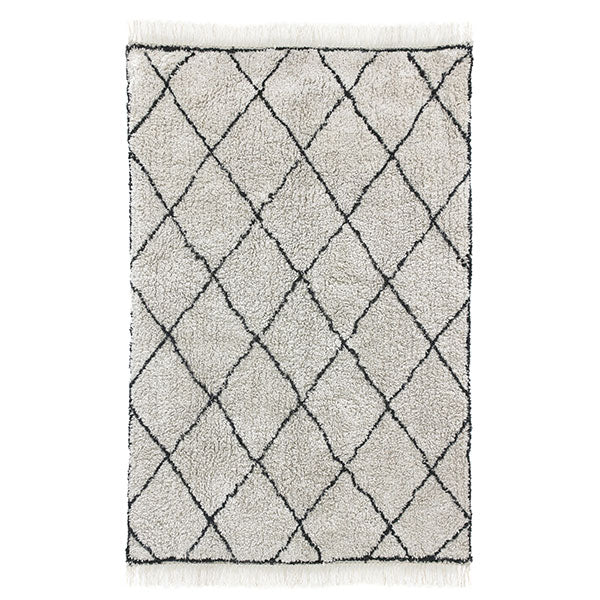 HKliving Cotton Diamond Rug (120x180)