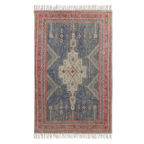 HKliving Printed Rug Red/Blue Overtufted (150x240)