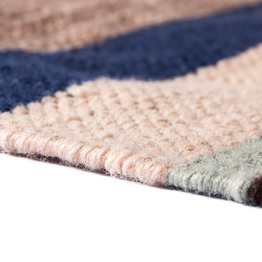 HKliving Hand Woven Indoor/ Outdoor Rug Multicolour (120x180)