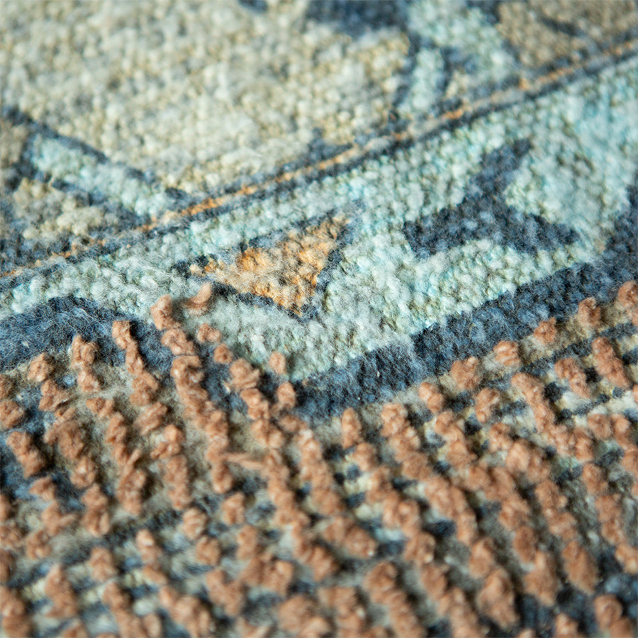 HKliving Printed Rug square Overtufted (250x250)