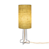 HKliving Jute Cylinder Lamp Shade Jade Green