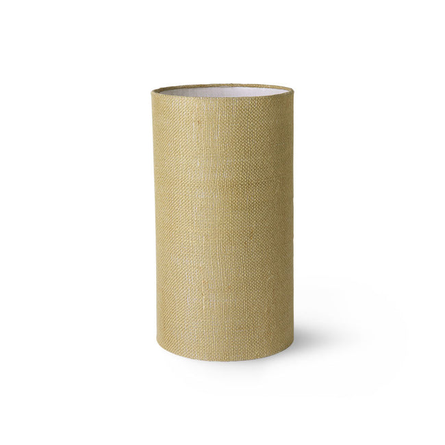 HKliving Jute Cylinder Lamp Shade Jade Green