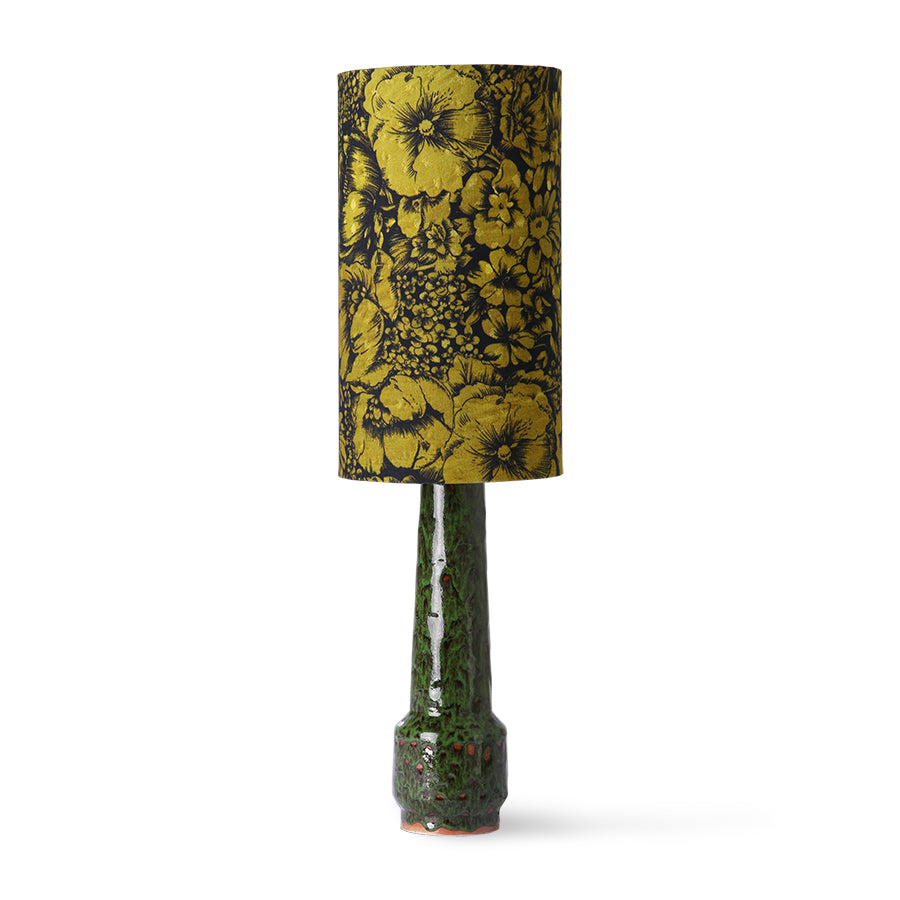 HKliving Printed Cylinder Lamp Shade Floral
