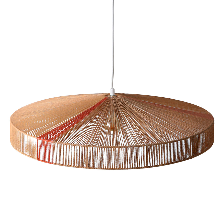 HKliving Pendant Rope Lamp Terra Shades