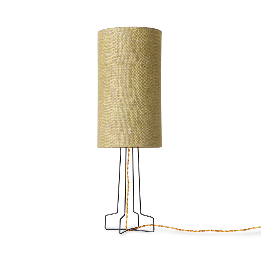 HKliving Metal Wire Lamp Base Black