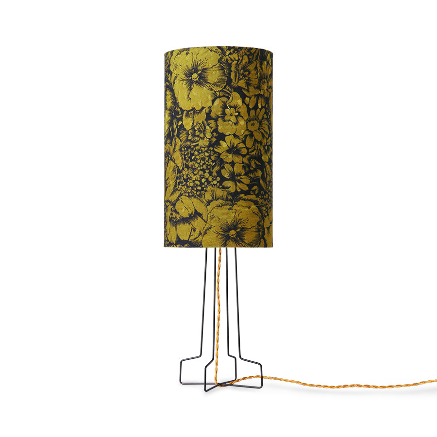 HKliving Metal Wire Lamp Base Black