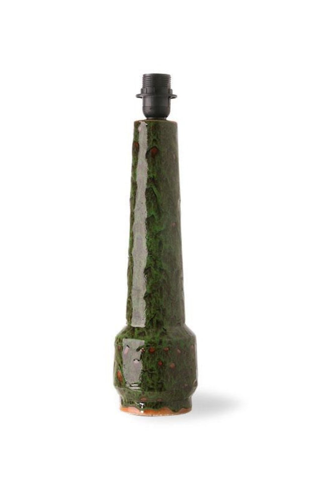 HKliving Retro Stoneware Lamp Base Green